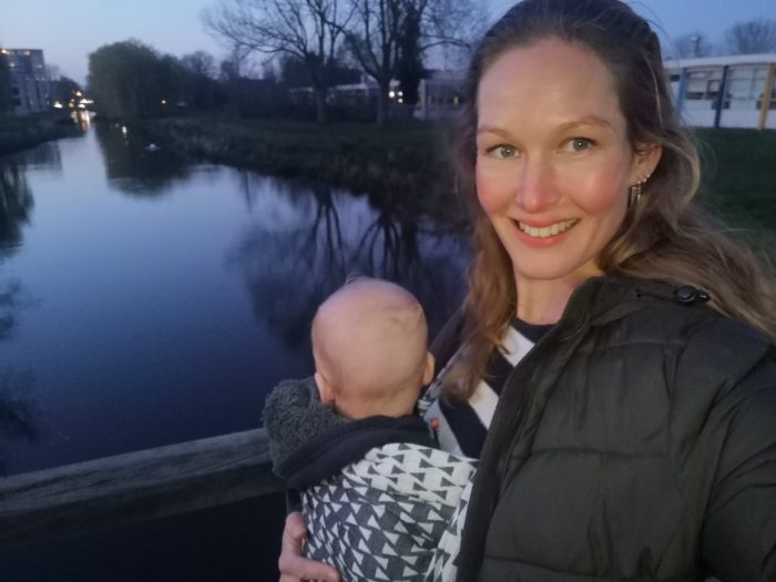 Ilse stelt zich voor met een selfie